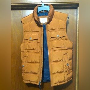 Goodiellow light brown vest sizeS